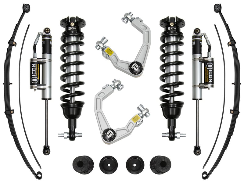 icon 19-21 ford ranger, 0-3.5" lift, stage 6 susp system, billet uca al knuckle k93206a