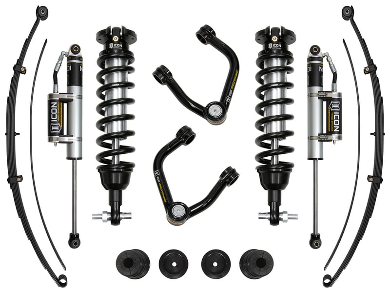 icon 19-21 ford ranger, 0-3.5" lift, stage 6 susp system, tubular uca al knuckle k93206ta
