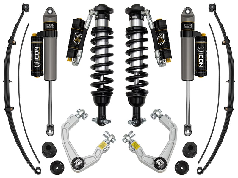 icon 19-21 ford ranger, 0-3.5" lift, stage 8 susp system, billet uca al knuckle k93208a