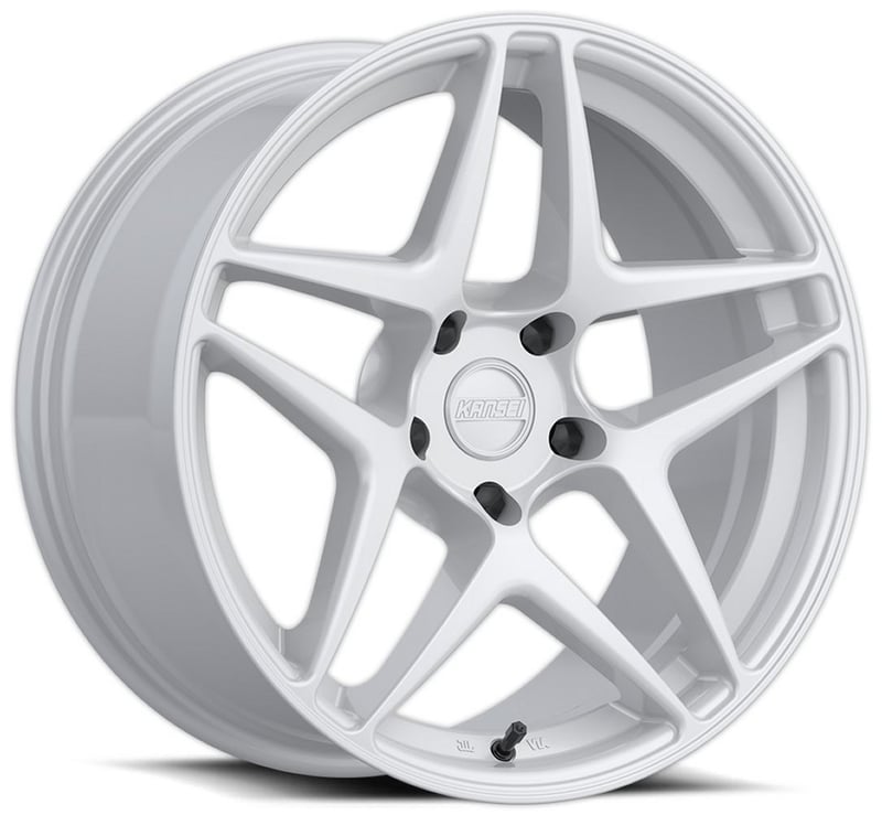 18x9 kansei astro gloss white 5x100 22mm