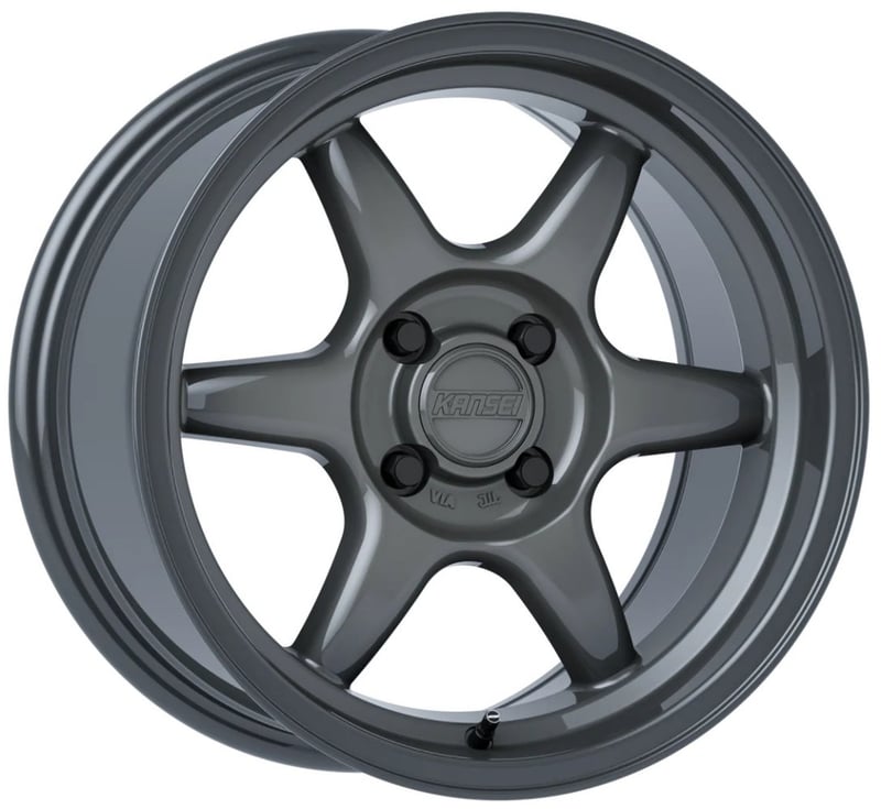 15x7 kansei tandem gloss gunmetal 4x4.5/114.3 25mm