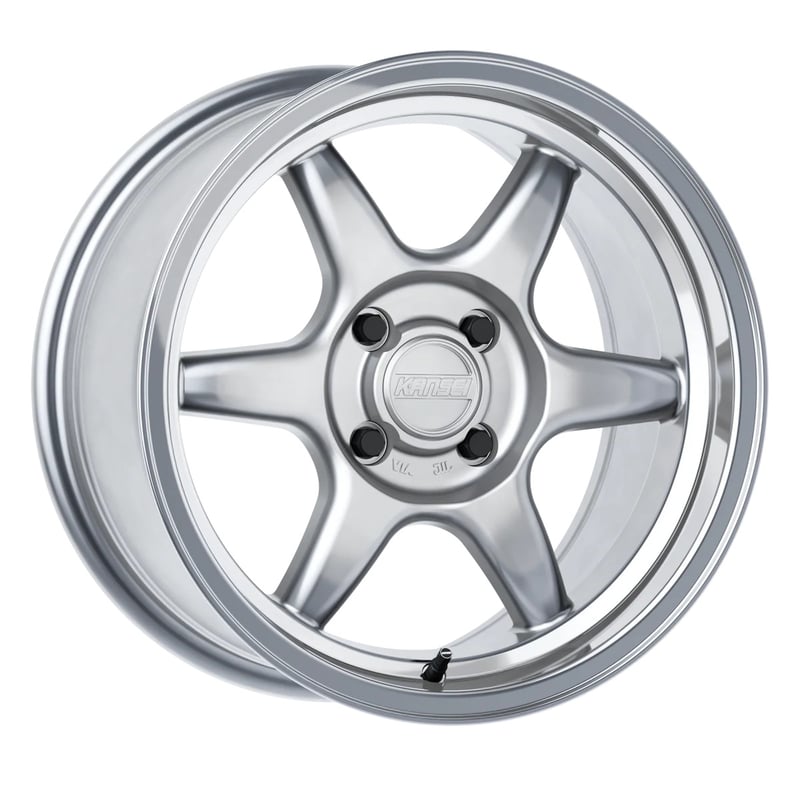 15x8 kansei tandem hypersilver machined lip 4x100 0mm