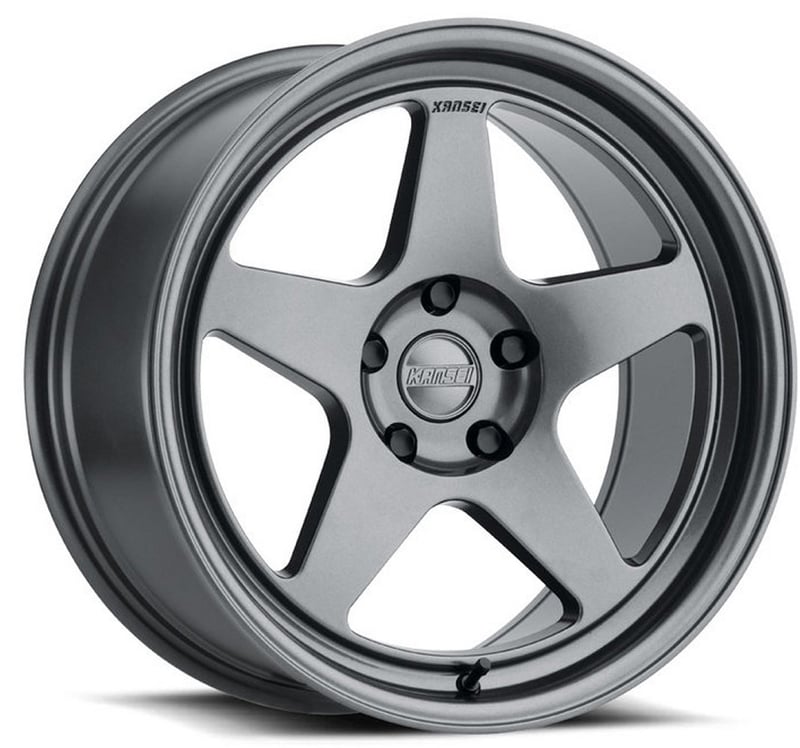 18x8.5 kansei knp gloss gunmetal 5x4.5/114.3 35mm