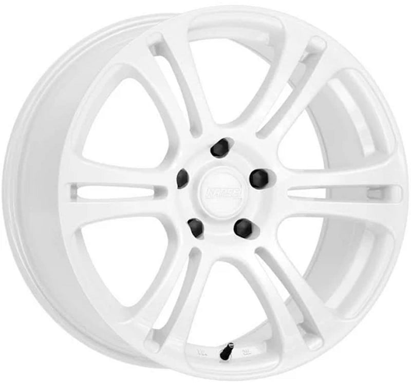 (clearance - no returns) 18x9.5 kansei neo gloss white 5x100 22mm