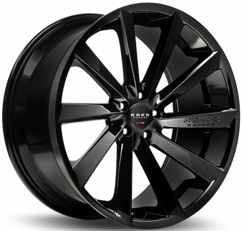 20x9 koko kuture kapan gloss black 5x112 35mm