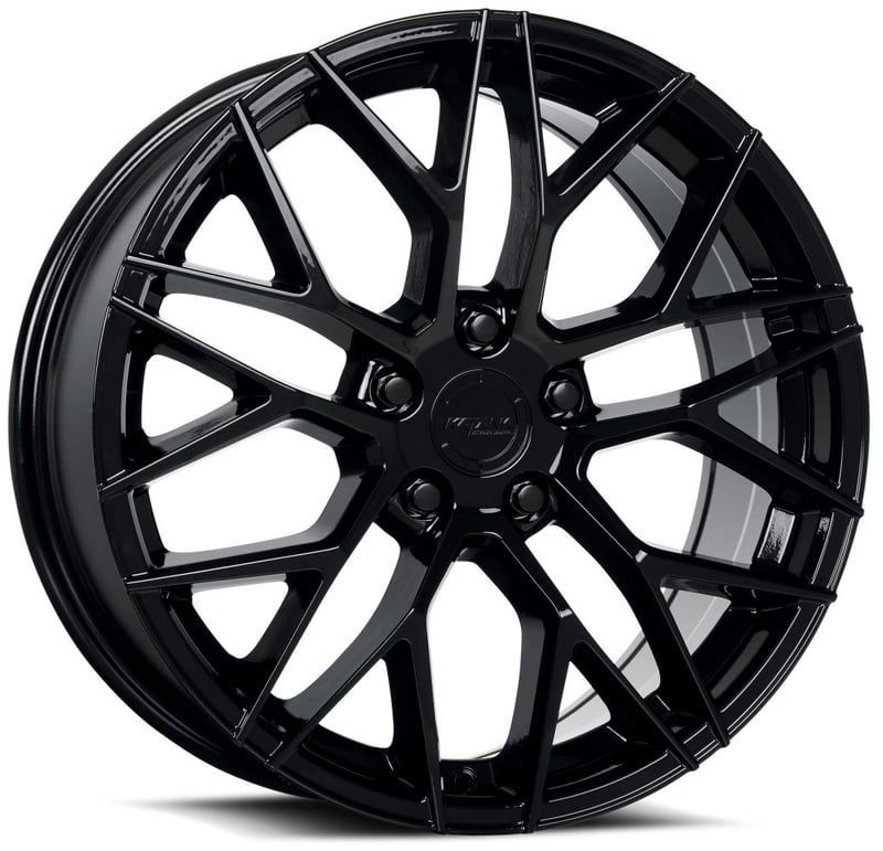 18x8 katana racing kr01 gloss black 5x100 40mm