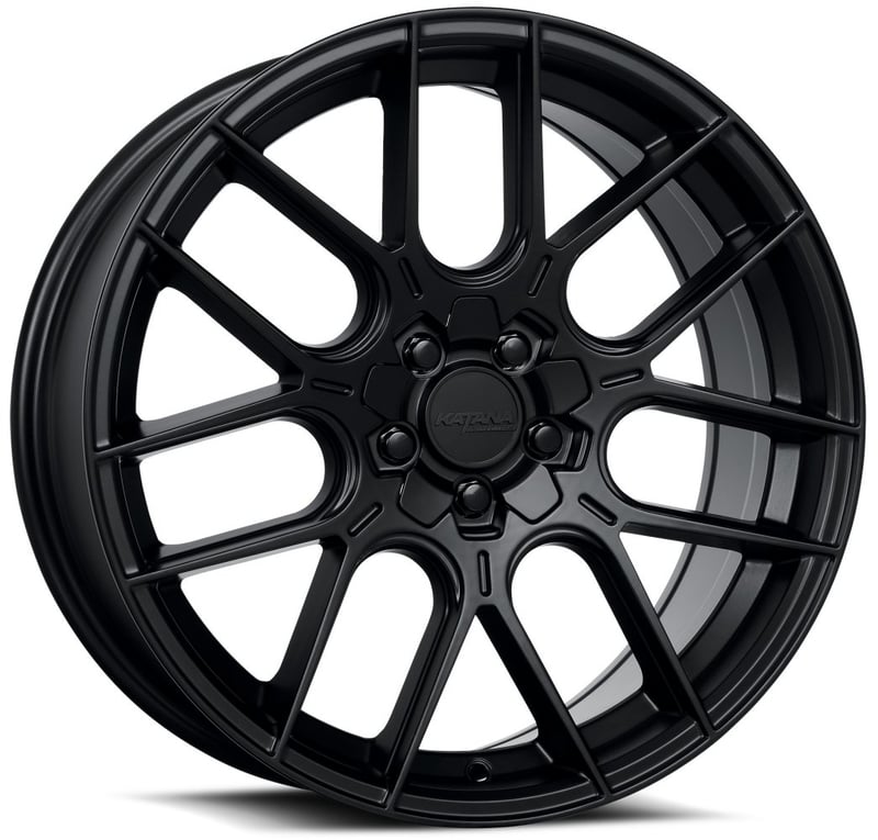 20x8.5 katana racing kr04 matte black 5x112 5x4.5/114.3 40mm