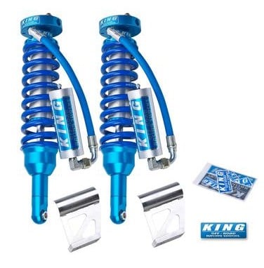 king shocks 2010+ toyota fj front 2.5 dia coilover remote reservoir shock w/adjuster (pair) 25001-133a