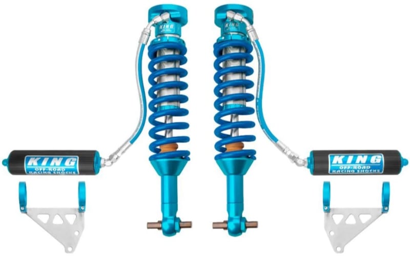 king shocks 2021 ford bronco front 2.5 dia remote reservoir shock (pair) 25001-392