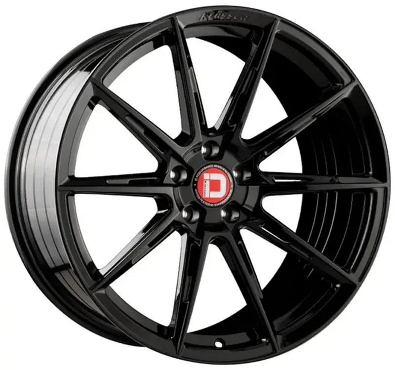 20x9 klassen id f07r gloss black (flow form) 5x120 34mm