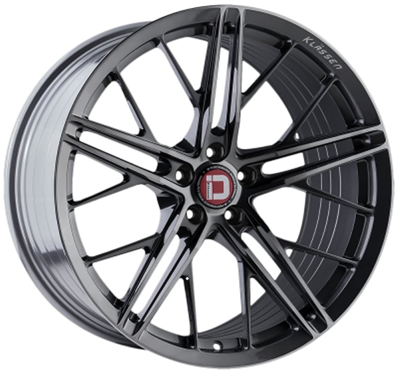 20x10.5 klassen id f53r dark graphite machined (flow form) (custom