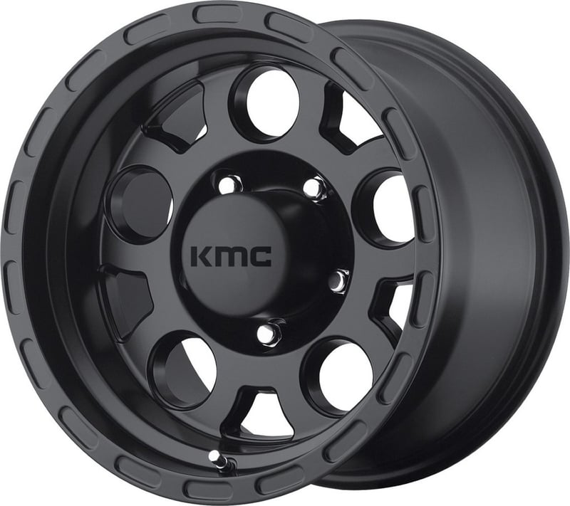 18x9 kmc km522 enduro matte black 8x6.5/165 0mm