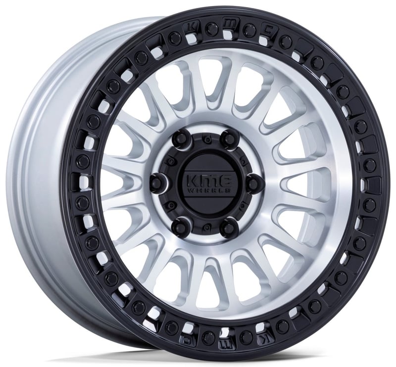 20x9 kmc km552 ims machined w/ matte black lip 8x170 18mm