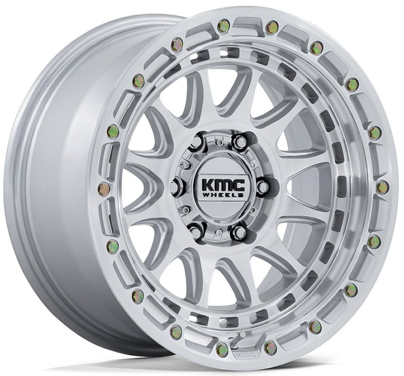 KMC KM556 Cruz Gloss Silver Machined