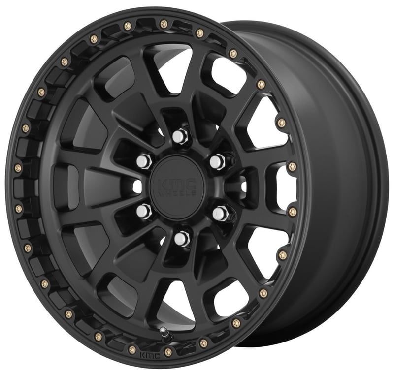 KMC KM718 Summit Satin Black