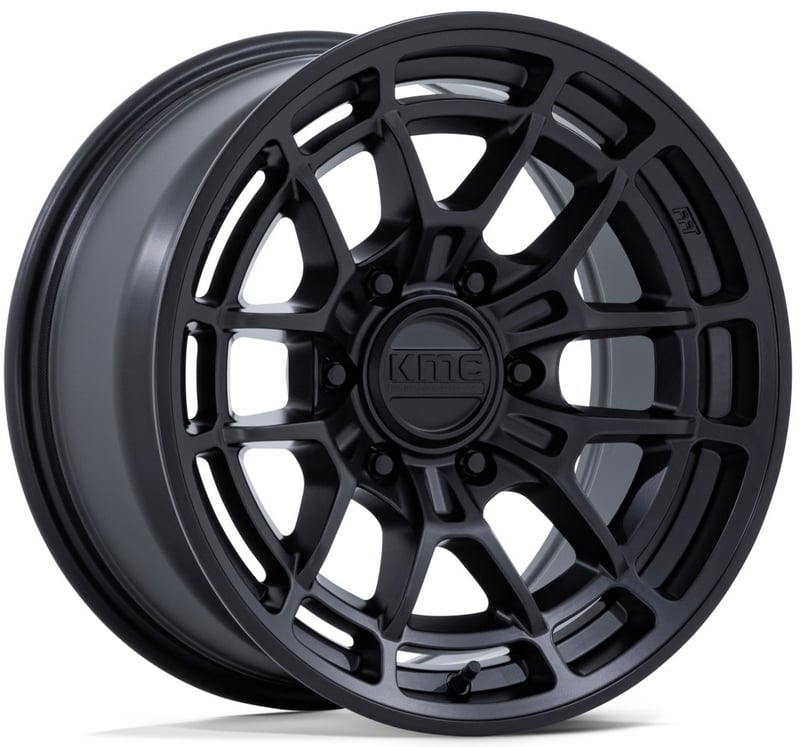 17x8.5 kmc km732 archer matte black 6x135 25mm