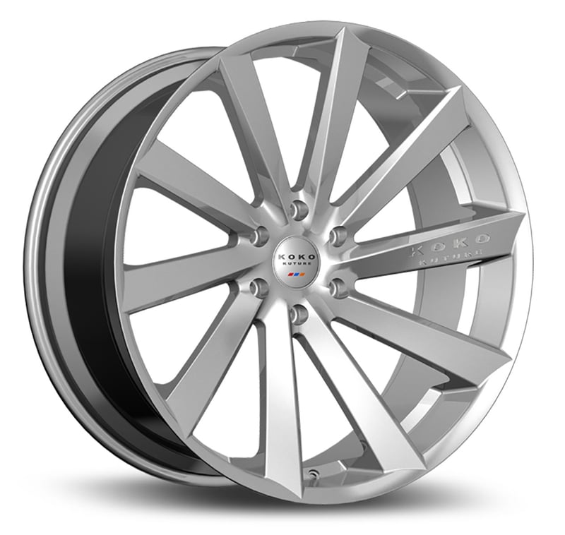 22x10.5 koko kuture kapan gloss silver (custom)