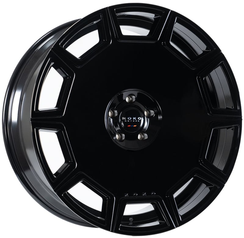 24x10 koko kuture sicily gloss black 5x112 20mm