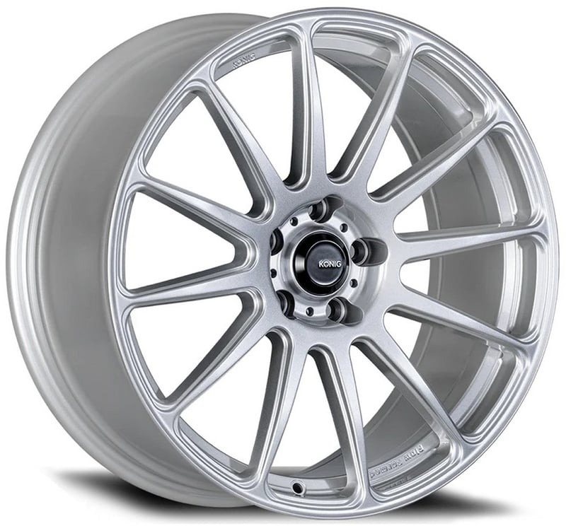 19x8.5 konig aeris steel silver (flow formed) 5x4.25/108 43mm