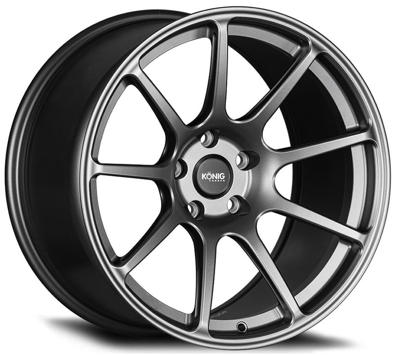 19x11 konig forged f5r ash silver (fully forged) 5x112 15mm