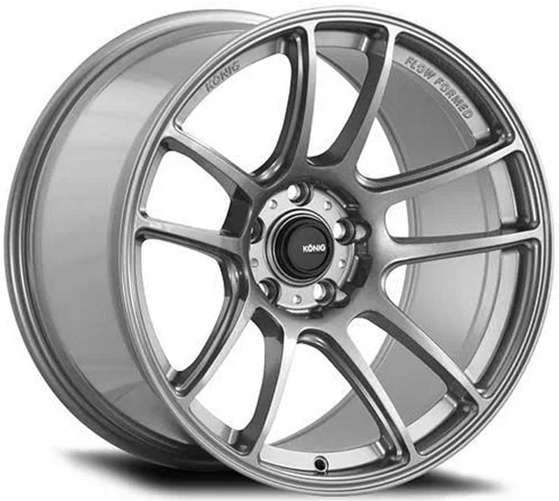 18x9.5 konig heliogram titanium metallic (flow formed) 5x4.5/114.3 35mm