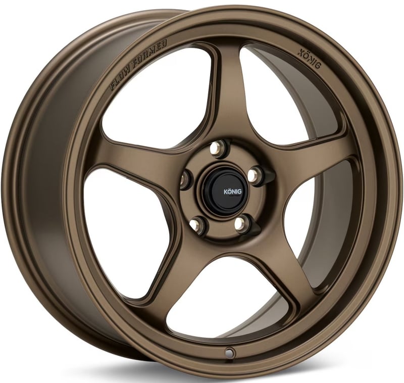 17x8 konig hyperspec matte bronze (flow formed) 5x4.5/114.3 40mm