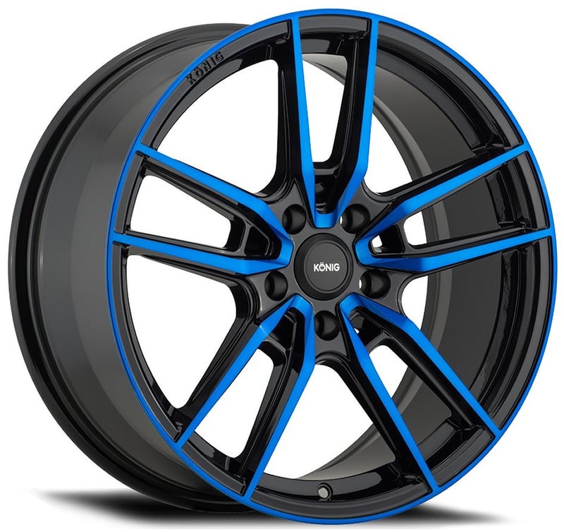 Konig Myth Gloss Black w/ Blue Tinted Clear Coat
