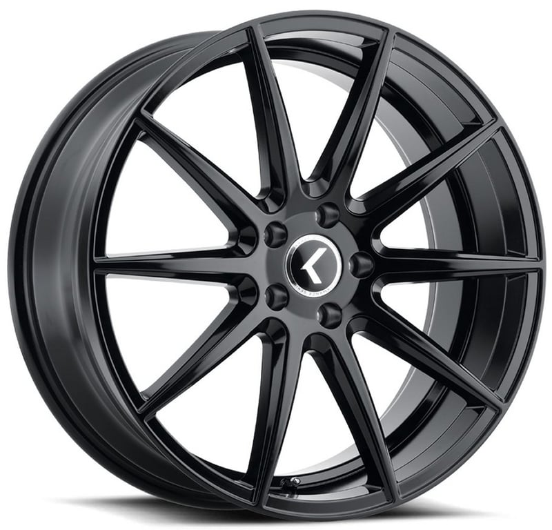 18x8 kraze kr194 cosmos gloss black 5x112 40mm