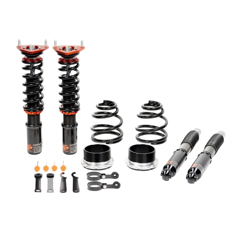 ksport kontrol pro coilover kit for 2009-2018 toyota corolla/ 2003-2013 toyota matrix fwd/ 2003-2010 pontiac vibe cty500-kp