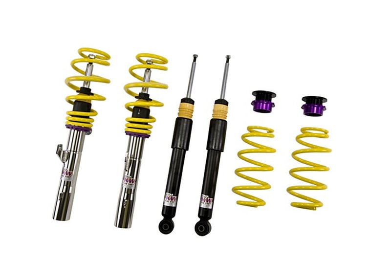 kw coilover kit v1 audi tt (8j) roadster quattro (6 cyl.) w/o magnetic ride 10210039