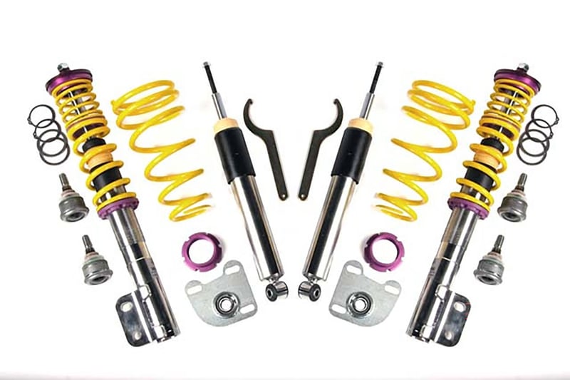 kw coilover kit v1 ford mustang incl. gt - not cobra; front and rear coilovers 10230036