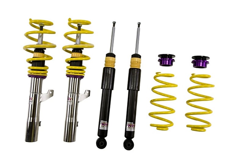 kw coilover kit v1 audi golf vi (2+4-door all gas engines incl. gti) w/o dcc 10281031