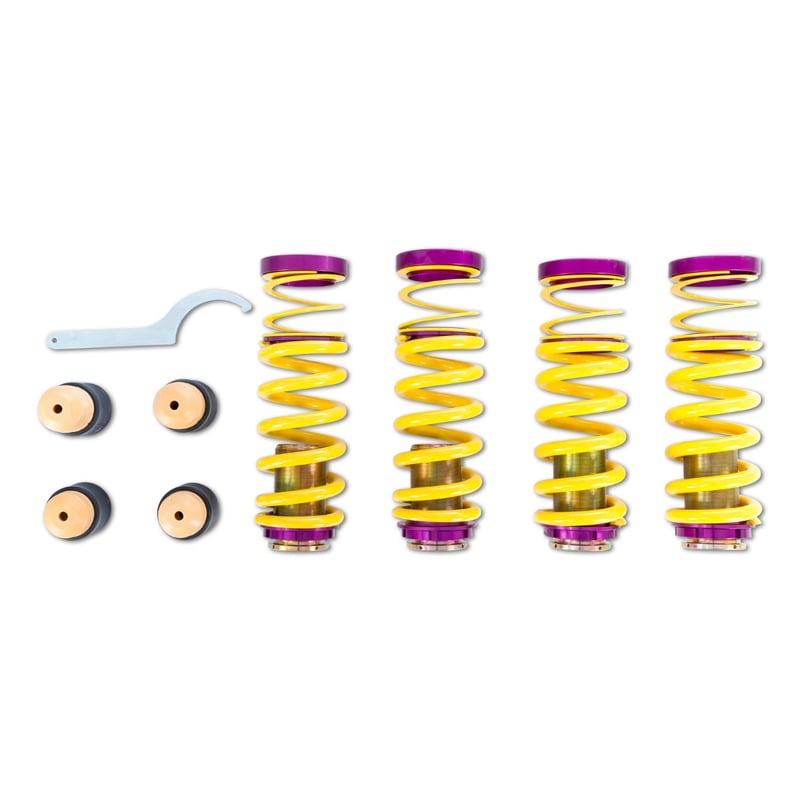 kw h.a.s. jaguar f-type (qq6) height adjustable lowering spring sleeve-over kit 25331003