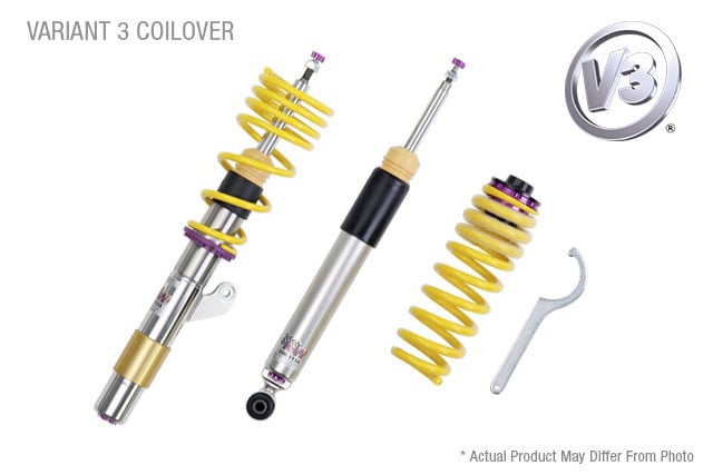 kw 17-21 mercedes benz c-class (w205) convertible 4matic (awd) coilover kit v3 w/ electronic dampers 35225094