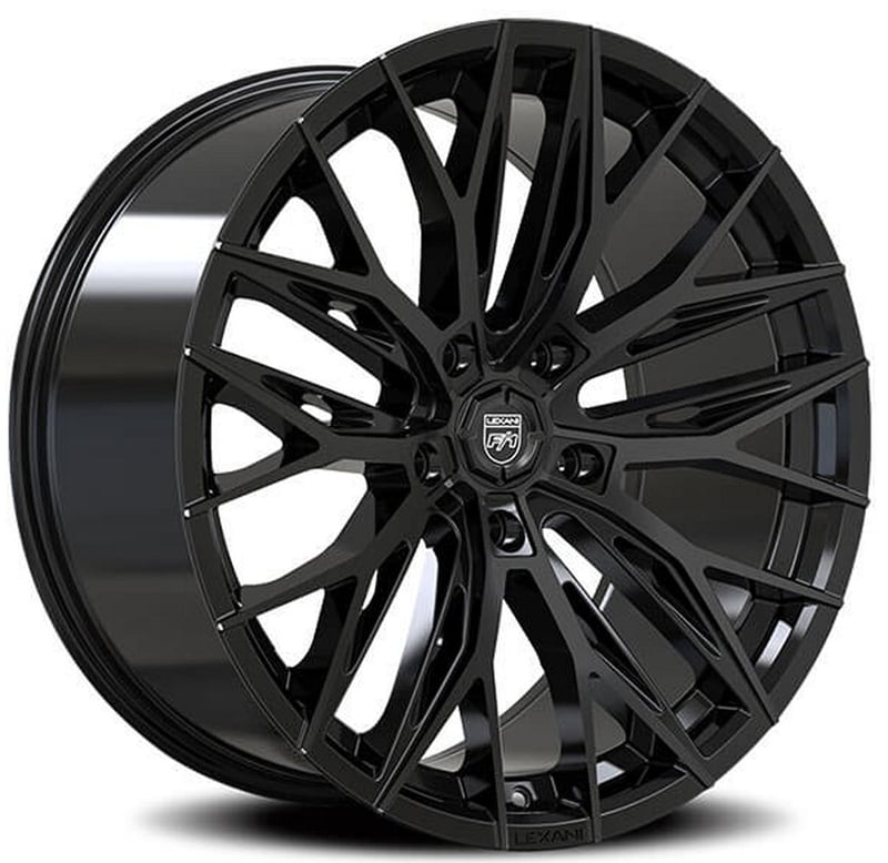 19x8.5 lexani aries full gloss black (custom)