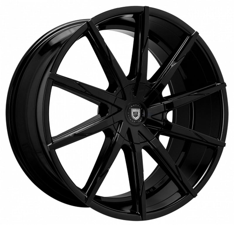 Lexani CSS-15 Full Gloss Black w/ Covered Cap
