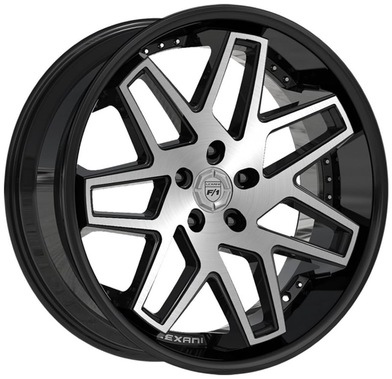 Lexani Nova Gloss Black Brushed Face