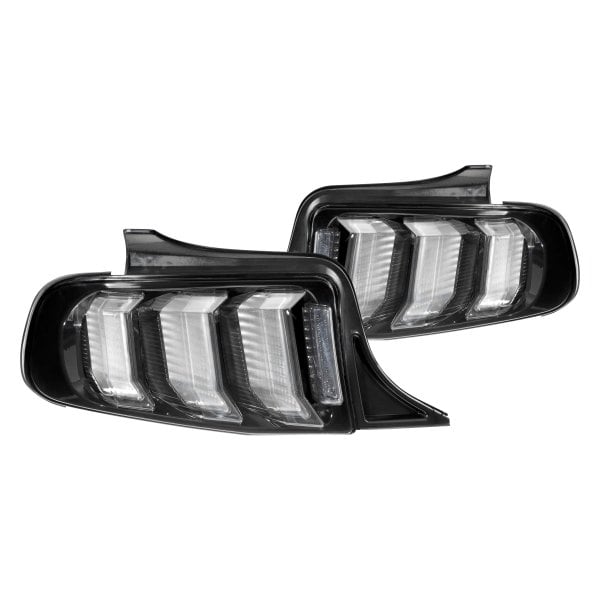 morimoto xb led tails: ford mustang (10-12) (pair / facelift / smoked) lf442.2