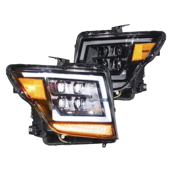 morimoto xb led headlights: nissan titan (16-20) (pair / asm) lf476