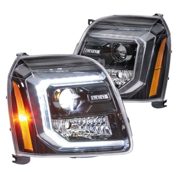 morimoto xb hybrid led headlights: gmc yukon (07-14) (pair / asm) lf557