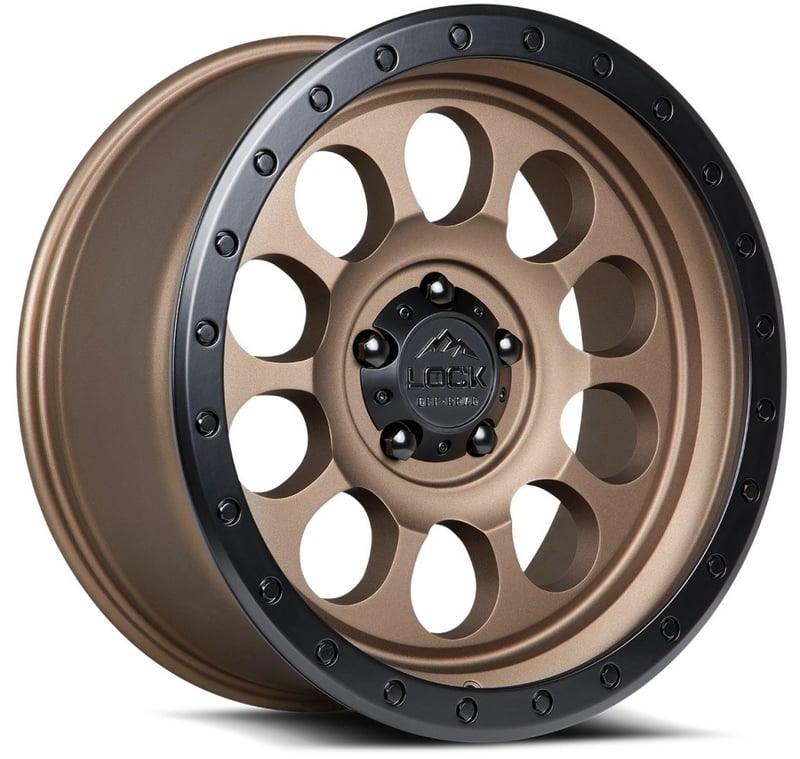 Lock Off-Road 50CAL Matte Bronze w/ Matte Black Ring
