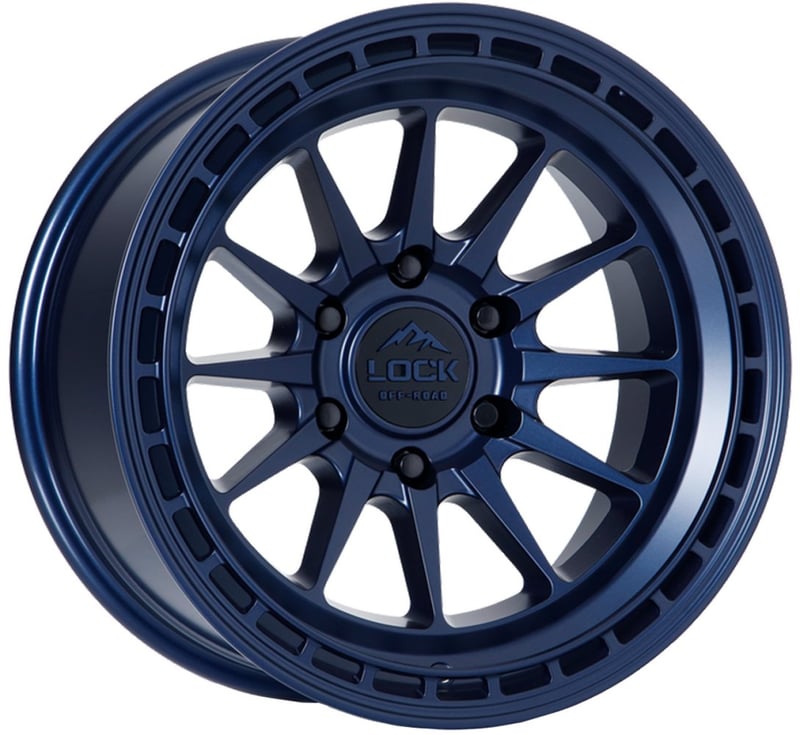 17x9 lock off-road baja matte blue 6x135 0mm
