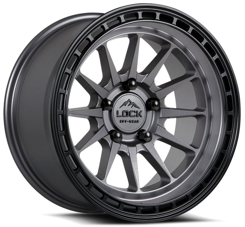 Lock Off-Road Baja Matte Grey w/ Matte Black Ring
