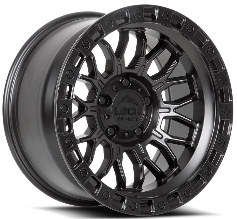 20x10 lock off-road combat matte black 8x180 -18mm