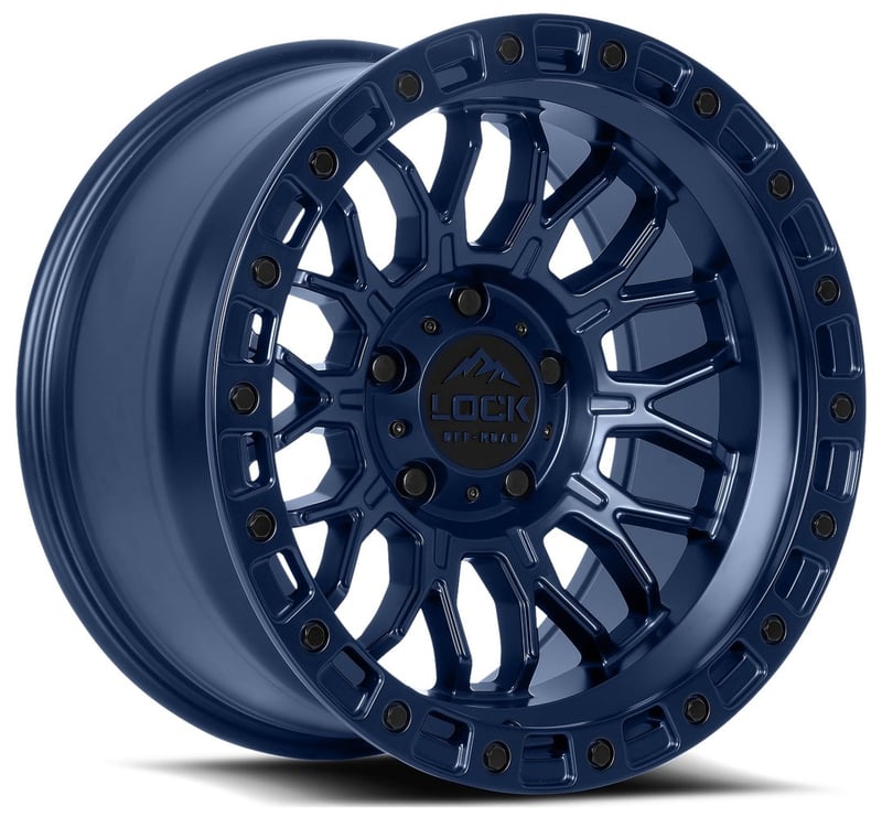 17x9 lock off-road combat matte blue 5x5/127 1mm