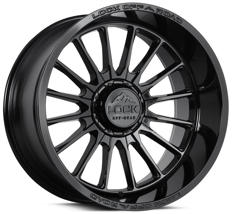 Lock Off-Road Extreme Striker Gloss Black