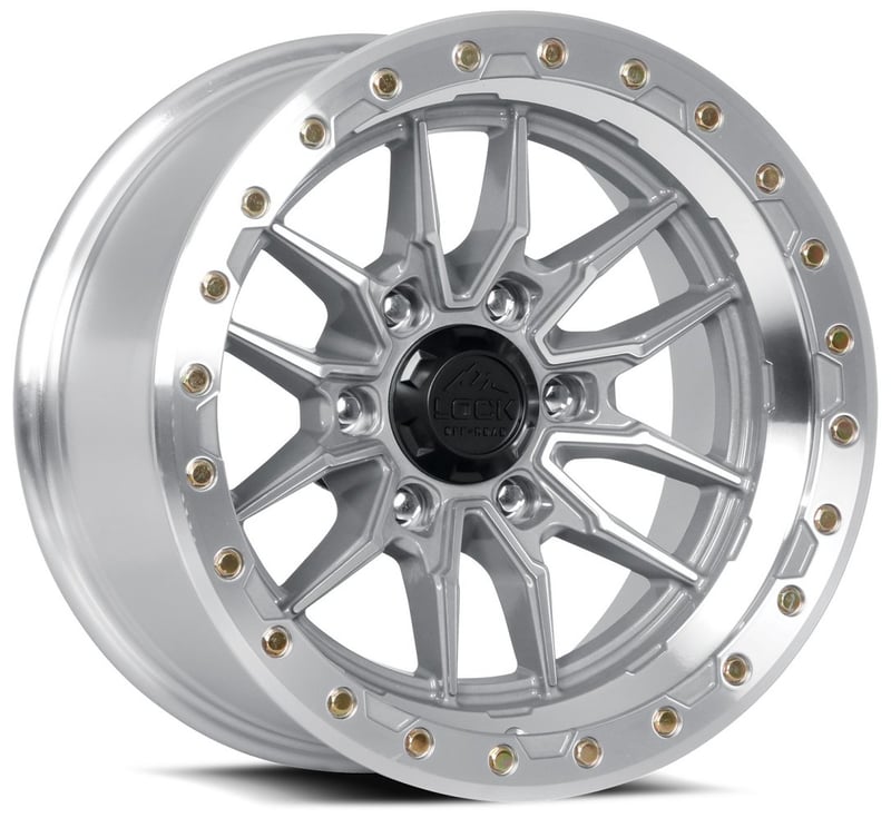 17x9 lock off-road krawler machine w/ clear coat 6x5.5/139.7 0mm