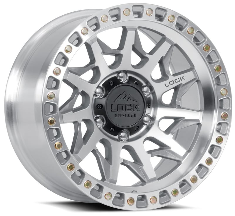 17x9 lock off-road lunatic machine w/ clear coat 6x5.5/139.7 -12mm
