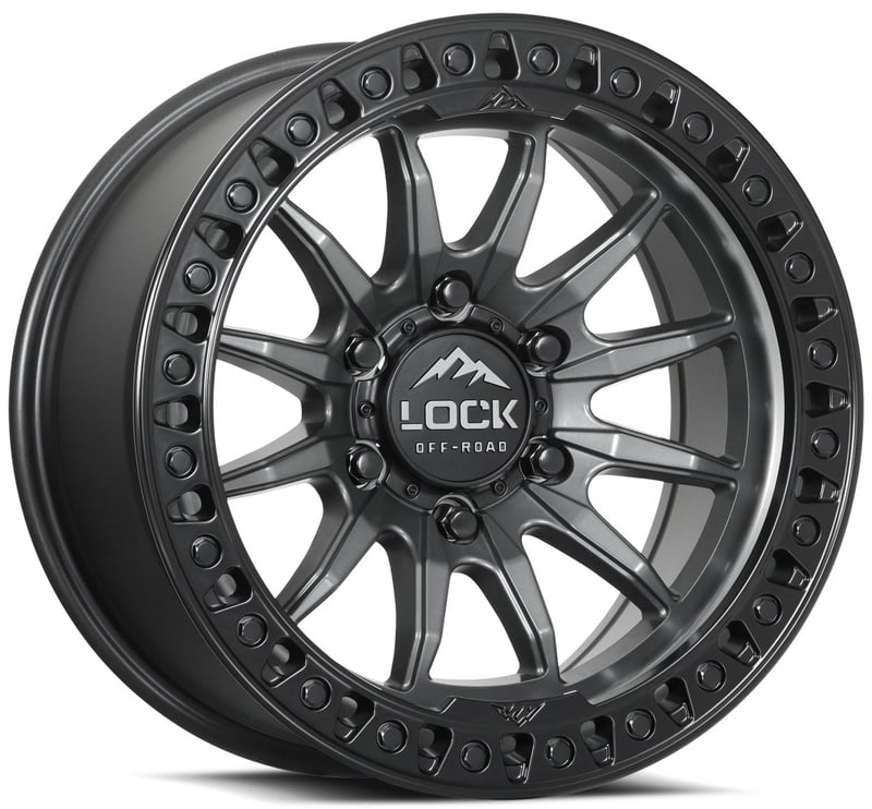 Lock Off-Road Trail Matte Grey w/ Matte Black Ring