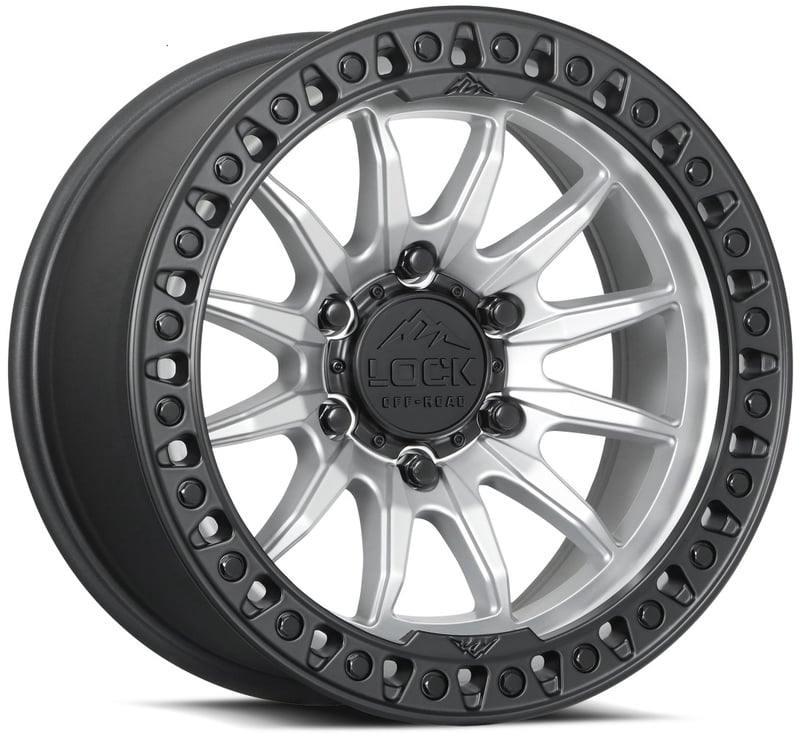 Lock Off-Road Trail Matte Silver w/ Matte Black Ring